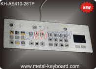 टचपैड 28 कुंजी औद्योगिक धातु कीबोर्ड फ्लैट मैट्रिक्स स्क्वायर बटन