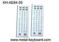अनुकूलित लेआउट के साथ 55 कुंजी औद्योगिक धातु कीबोर्ड एंटी वैंडल