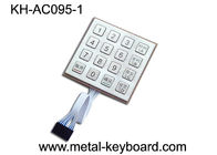 एंटी-वांडाल स्टेनलेस स्टील कीबोर्ड, आउटडोअर एक्सेस एंट्री कीपैड के साथ 16 चाबियाँ