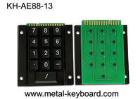 15 कुंजी और धातु रियर पैनल बढ़ते के साथ औद्योगिक धातु कियोस्क कीबोर्ड