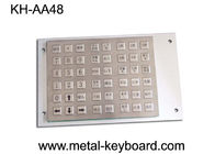 48 कुंजी के साथ कियॉस्क चार्ज करने के लिए एंटी-वांडल मेटल स्टेनलेस स्टील कीबोर्ड