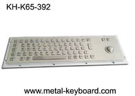 मज़बूत औद्योगिक स्टेनलेस स्टील कीबोर्ड 65 की वाटरप्रूफ