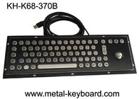 IP65 Win10 स्टेनलेस स्टील कंप्यूटर कीबोर्ड लेजर ट्रैकबॉल के साथ