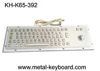 IP65 पनरोक औद्योगिक पीसी कीबोर्ड स्टेनलेस स्टील ट्रैकबॉल के साथ 65 कुंजी