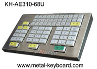 परिवहन क्षेत्र के लिए मैकेनिकल रगेज्ड धातु कियोस्क कीबोर्ड राल कुंजी