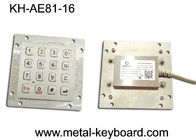 एंटी-वांडाल मेटल कियॉस्क कीबोर्ड आईपी65, 16 प्रमुख मौसमरोधक कीपैड
