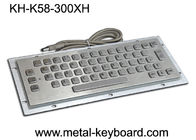 IP65 पैनल कियोस्क सीएनसी टिकट वेंडिंग मशीन के लिए कीबोर्ड 58 कुंजी टिकाऊ घुड़सवार