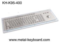 ट्रैकबॉल के साथ IP65 पैनल माउंट एसएस मेटल कीबोर्ड