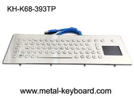 5 वी डीसी एफसीसी पीएस / 2 स्टेनलेस स्टील कीबोर्ड 393X133 मिमी