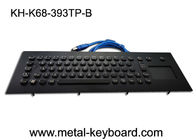 टचपैड माउस 5VDC के साथ USB PS2 IP65 वाटरप्रूफ मेटल कीबोर्ड