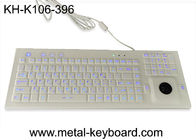 एफएन न्यूमेरिक 104 कुंजी सिलिकॉन रबर कीबोर्ड राल ट्रैकबॉल पैनल माउंट कीबोर्ड