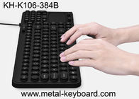 प्लास्टिक टचपैड के साथ बीहड़ औद्योगिक सिलिकॉन रबर कीबोर्ड 106 कुंजी