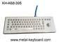 Desktop Rugged Metal Industrial Computer Keyboard with Trackball Mouse