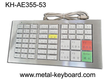 यांत्रिक Ruggedized कुंजीपटल, स्टेनलेस स्टील पैनल कीबोर्ड