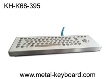 स्टैंडअलोन स्टेनलेस स्टील रेजिज्ड कीबोर्ड, ट्रैकबाल के साथ औद्योगिक डेस्कटॉप कीबोर्ड