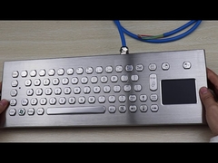 यूएसबी इंटरफ़ेस मेटल पीसी कीबोर्ड 70 कुंजी तोड़फोड़ प्रतिरोधी