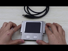 IP65 रेटेड इंडस्ट्रियल टचपैड स्टेनलेस स्टील पैनल माउंट