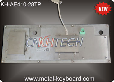 Waterproof SS Industrial Metal Keyboard With Touchpad , Rated Colorful Image Of Keys
