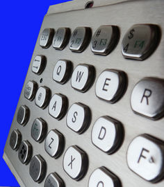USB Self - Service Terminal Metal Computer Keyboard with Trackball