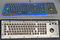 एरगोनोमिक्स डिज़ाइन के साथ बीहड़ बैकलिट धातु कीबोर्ड ट्रैबल, यूएसबी इंटरफ़ेस