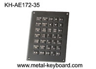 एंटी वांडाल ब्लैक स्टेनलेस स्टील कीबोर्ड, औद्योगिक समुद्री कीबोर्ड