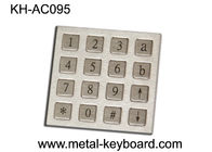 बीहड़ स्टेनलेस स्टील कीबोर्ड पैनल कीपैड को 16 कुंजी के साथ माउंट करें