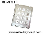 प्रवेश नियंत्रण प्रणाली के लिए 12 कुंजी के साथ धातु पैनल माउंट कीपैड