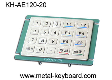 20 Keys Anti Vandal industrial keypad , Outdoor Access entry keypad