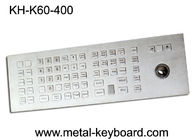 ट्रैकबल 60 कीज़ जल प्रतिरोधी के साथ कस्टम बीहड़ औद्योगिक कियोस्क कीबोर्ड