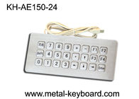 यूएसबी और टॉप पैनल माउंटिंग के साथ औद्योगिक बीहड़ धातु कियोस्क कीबोर्ड