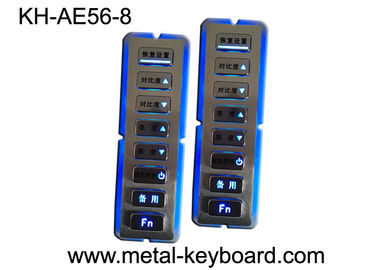 Led Backlit Metal Keypad 8 Large Matrix Keys In Indoor Or Outdoor Conditions