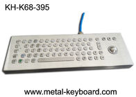 लेजर ट्रैकबॉल के साथ डेस्कटॉप औद्योगिक कंप्यूटर कीबोर्ड स्टेनलेस स्टील जल सबूत