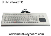यूएसबी / पीएस 2 इंटरफेस धातु कंप्यूटर कीबोर्ड स्टेनलेस स्टील कियोस्क टचपैड ऐविलबल