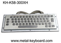 पनरोक Vandalproof औद्योगिक धातु कीबोर्ड स्टेनलेस स्टील अनुकूलित डिजाइन
