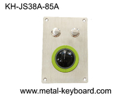 धातु पैनल माउंट के साथ राल बॉल औद्योगिक ट्रैकबॉल माउस पनरोक बटन