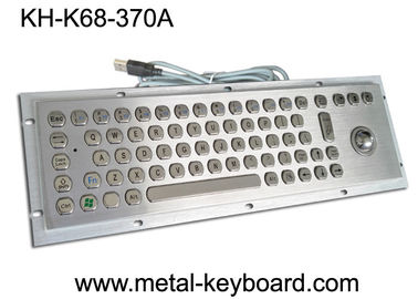 इंटरनेट कियोस्क के लिए ट्रैकबॉल 70 कुंजी के साथ पनरोक बीहड़ औद्योगिक कीबोर्ड